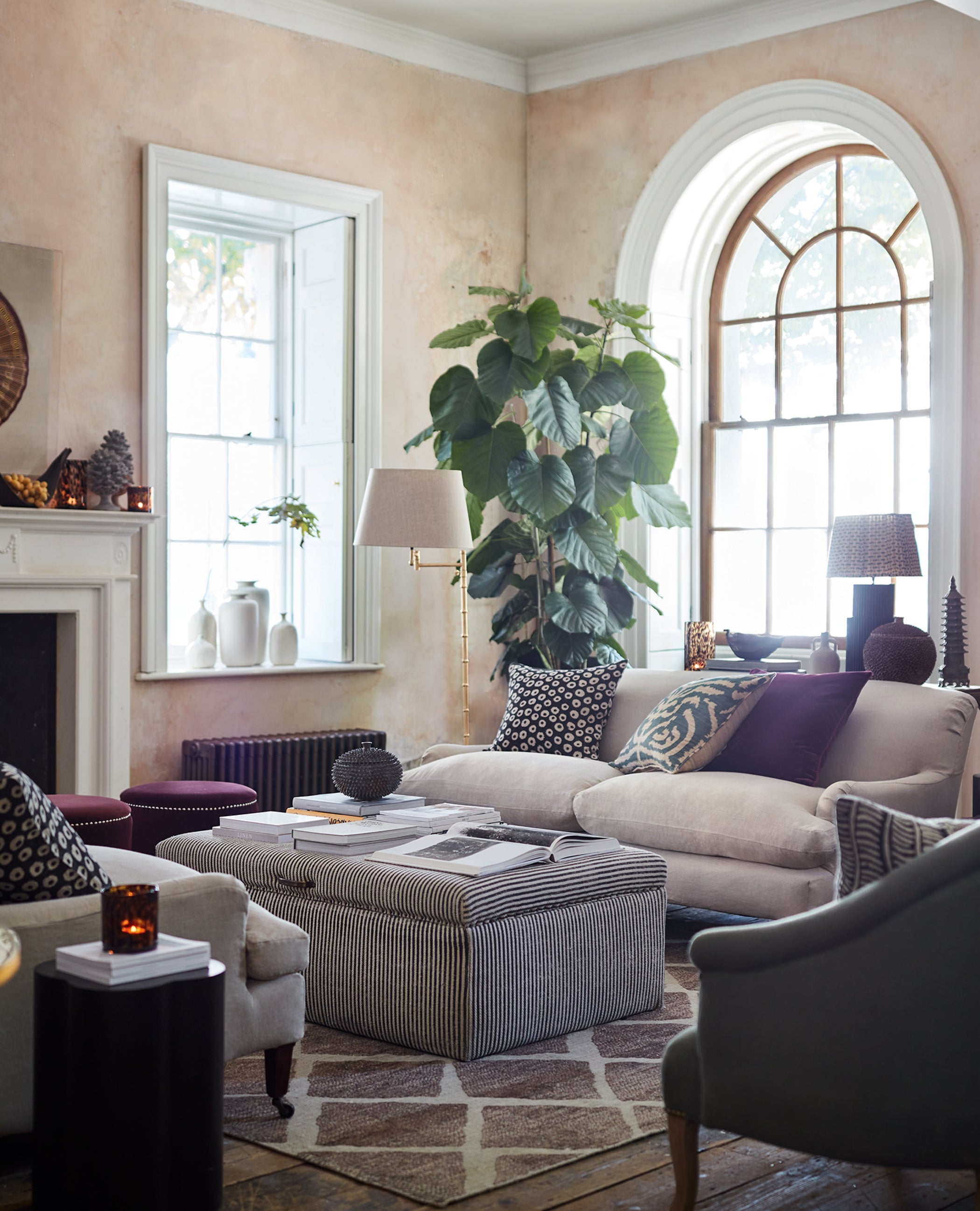 A Restored London Landmark Decorated With Rustic Romance