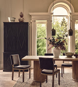 Abbey Velvet Dining Chair - Truffle
