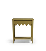 Acutus Bedside Table - Lichen