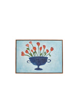 Potted Hand-Painted Wall Art Pair - Multi