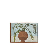 Potted Hand-Painted Wall Art Pair - Multi