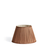 Archibald Pleated Linen Lampshade 35cm - Apricot