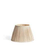 Archibald Pleated Linen Lampshade 35cm - Oyster