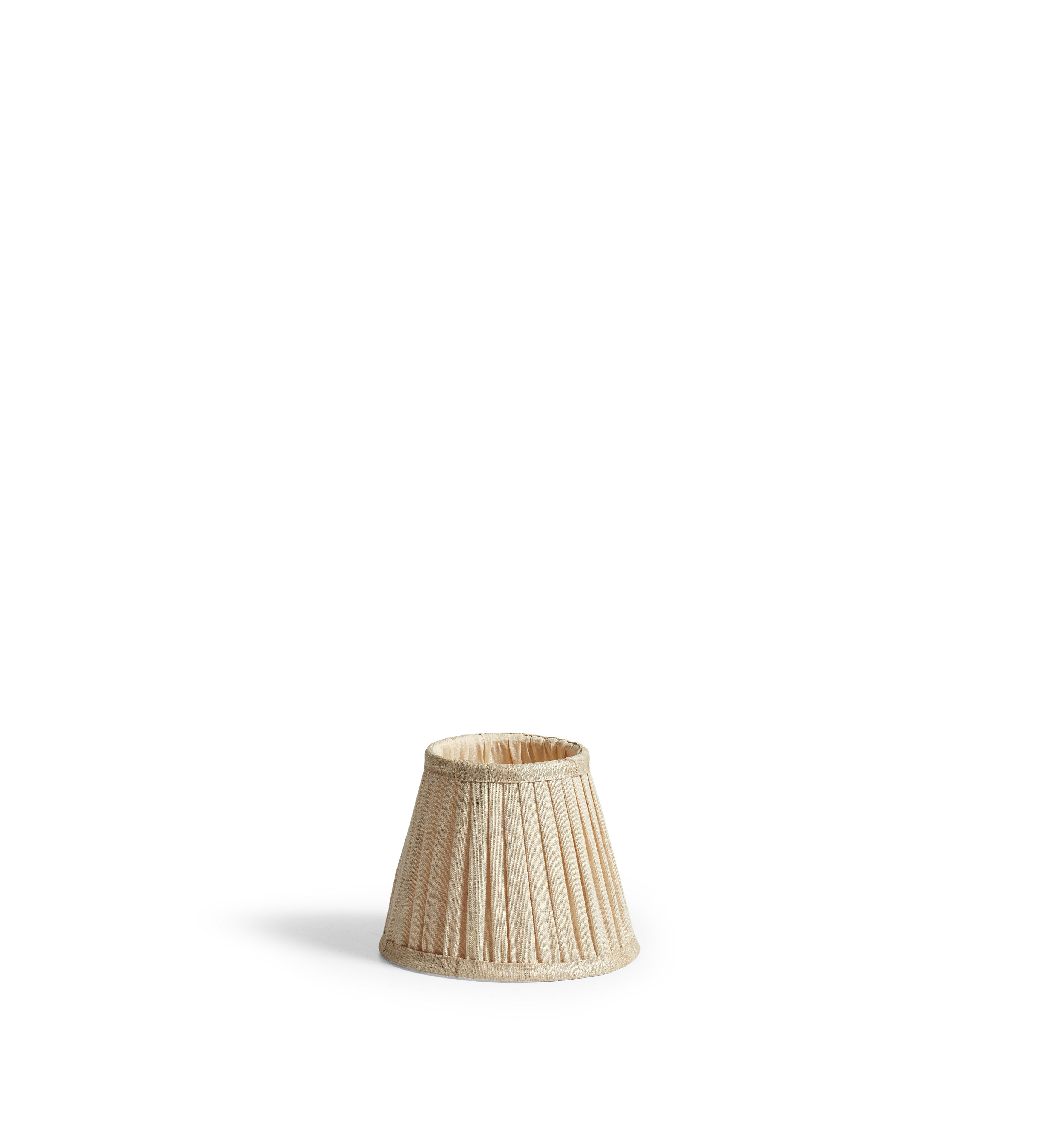 Archibald Pleated Lampshade 17cm - Oyster | OKA