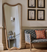 Arin Floor-Standing Mirror - Burnt Oak