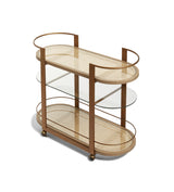 Arnold Drinks Trolley - Weathered Oak/Bronze