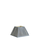 Avalon Square Silk Lampshade 25cm - Ink Blue