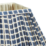 Avalon Square Silk Lampshade 25cm - Ink Blue