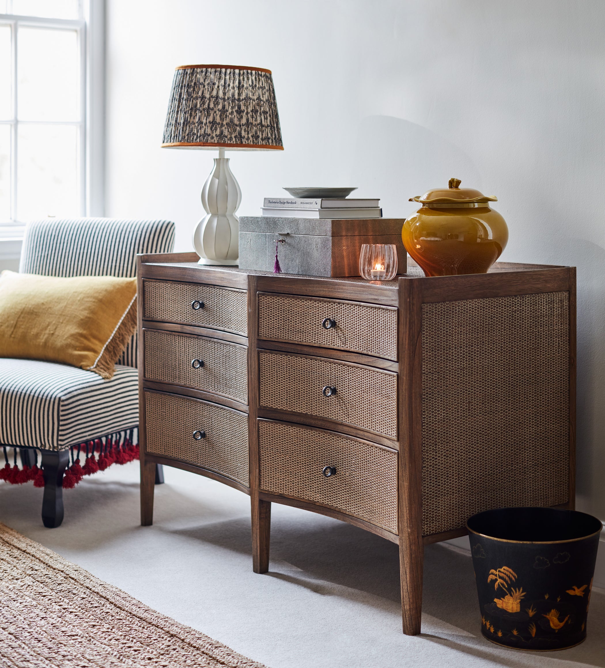 Balabac Rattan Chest of Drawers - Natural