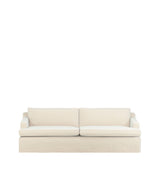 COVER ONLY - Beale Stonewash Linen Loose Cover for 3-Seater Sofa - Dyed Oyster
