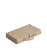 Bennet Leather Backgammon Set - Taupe