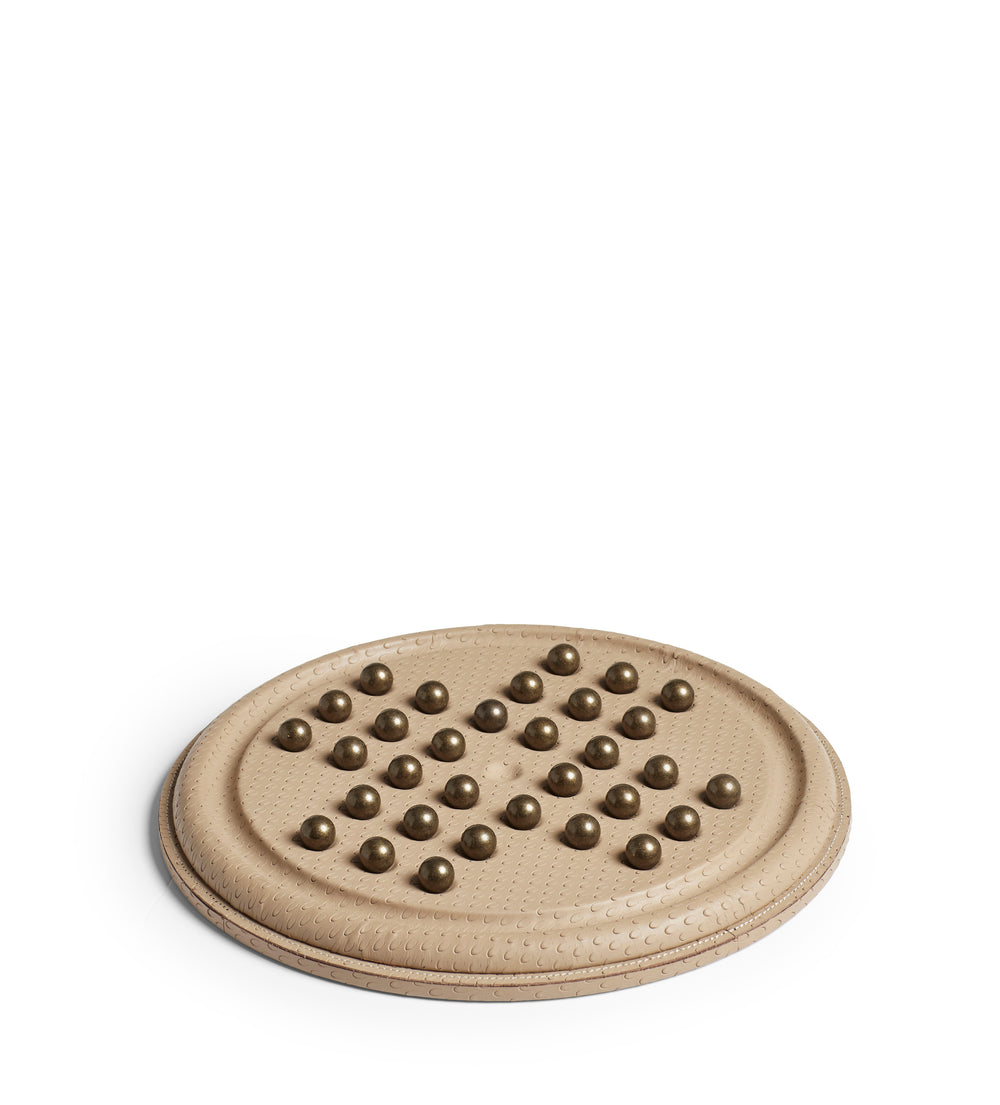 Bennet Leather Solitaire Set - Taupe