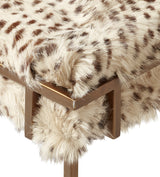 Berenson Goat Hair Fire Fenders Pair - Cheetah