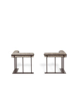 Berenson Leather Fire Fenders Pair - Ash Grey