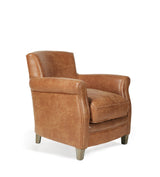 Berstone Leather Armchair - Aged Tobacco