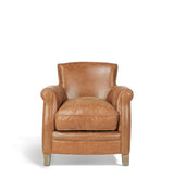 Berstone Leather Armchair - Aged Tobacco