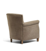 Berstone Leather Armchair - Pebble Grey