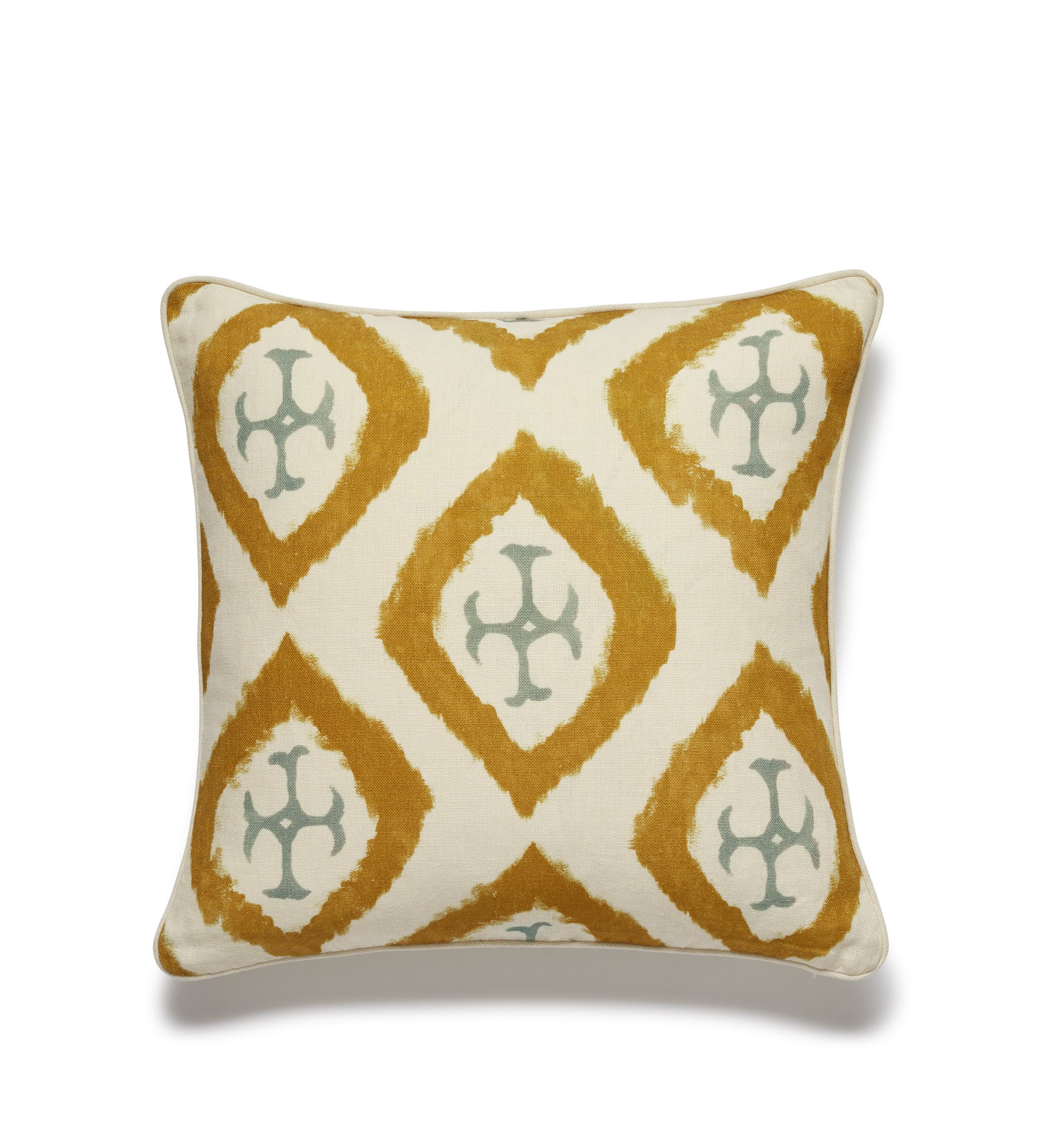 Borrayo Cross Cushion Cover - Mustard
