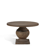 Callanish Round Indoor/Outdoor Dining Table - Brown