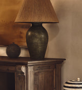 Callista Table Lamp - Distressed Green