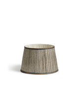 Callot Pleated Silk Lampshade 35cm - Black/Gold