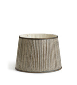 Callot Pleated Silk Lampshade 45cm - Black/Gold