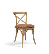 Camargue Chair Leather Seat Pad - Aged Tobacco