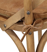 Camargue Chair Leather Seat Pad - Aged Tobacco