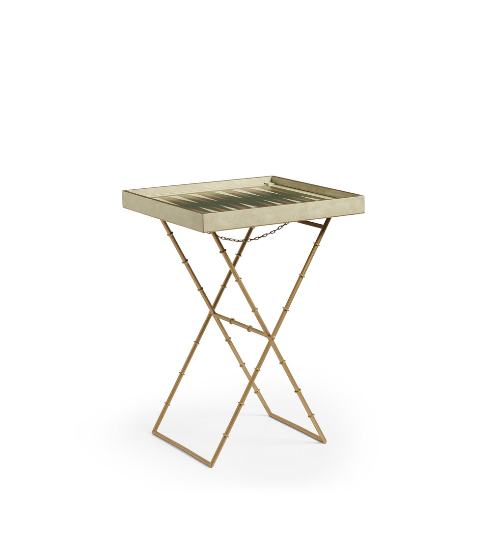 Capablanca Games Table - Green/Gold