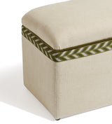 Carena Upholstered Trunk - Natural
