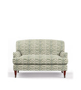 Coleridge 2-Seater Sofa with Fixed Areca Linen Cover - Putting Green