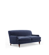 Coleridge 3-Seater Sofa with Fixed Velvet Cover - Sapphire