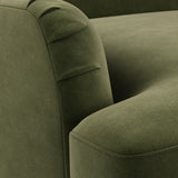 Coleridge 3-Seater Sofa with Fixed Velvet Cover - Spruce