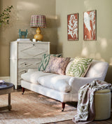 Coleridge 3-Seater Sofa with Fixed Linen Cover - Natural