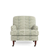 Coleridge Areca Linen Armchair - Putting Green