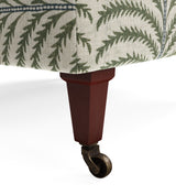 Coleridge Areca Linen Armchair - Putting Green