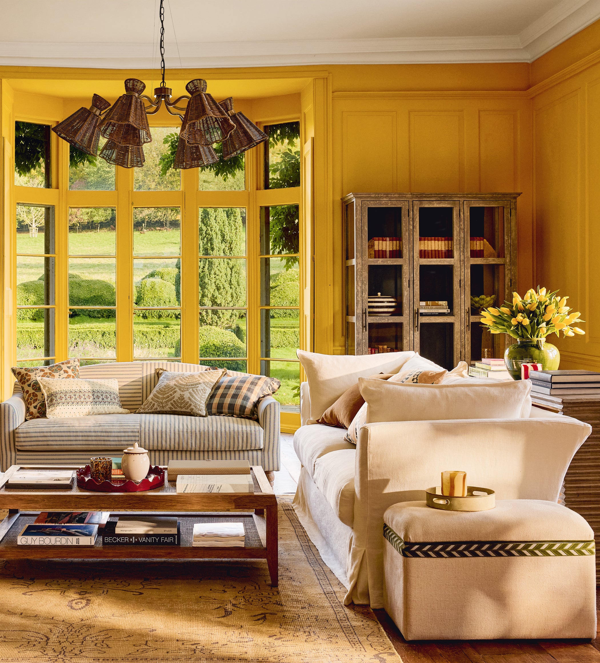 Concho Chandelier - Antique Brass