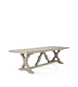 Conisbrough Rectangular Indoor/Outdoor Dining Table - Grey