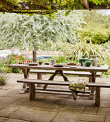 Conisbrough Rectangular Indoor/Outdoor Dining Table - Grey