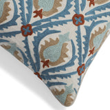 Cornelia Cushion Cover - Dirty Orange/Blue