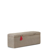 Crusoe Upholstered Trunk - Charcoal