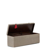 Crusoe Upholstered Trunk - Charcoal