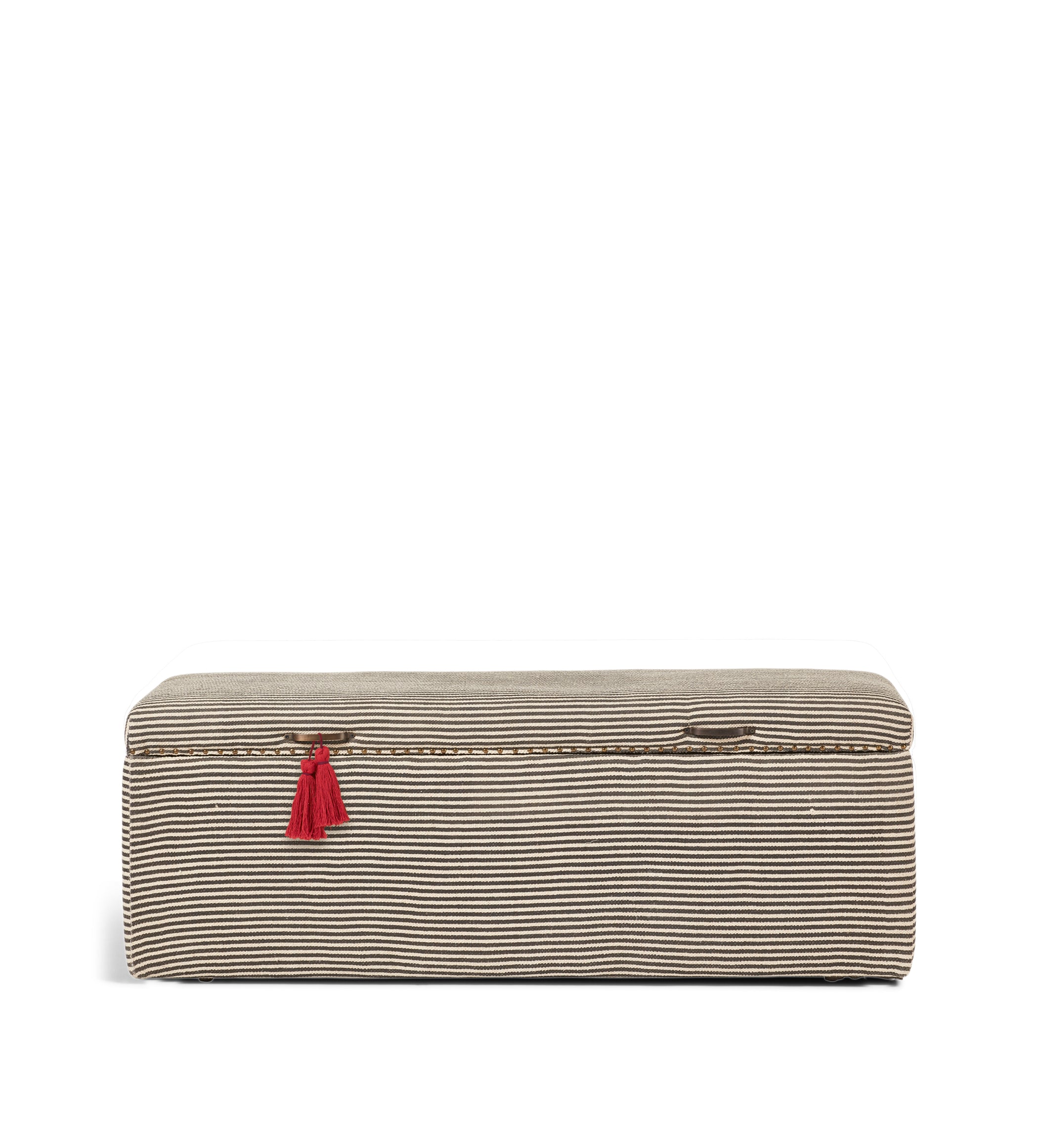 Crusoe Upholstered Trunk - Charcoal