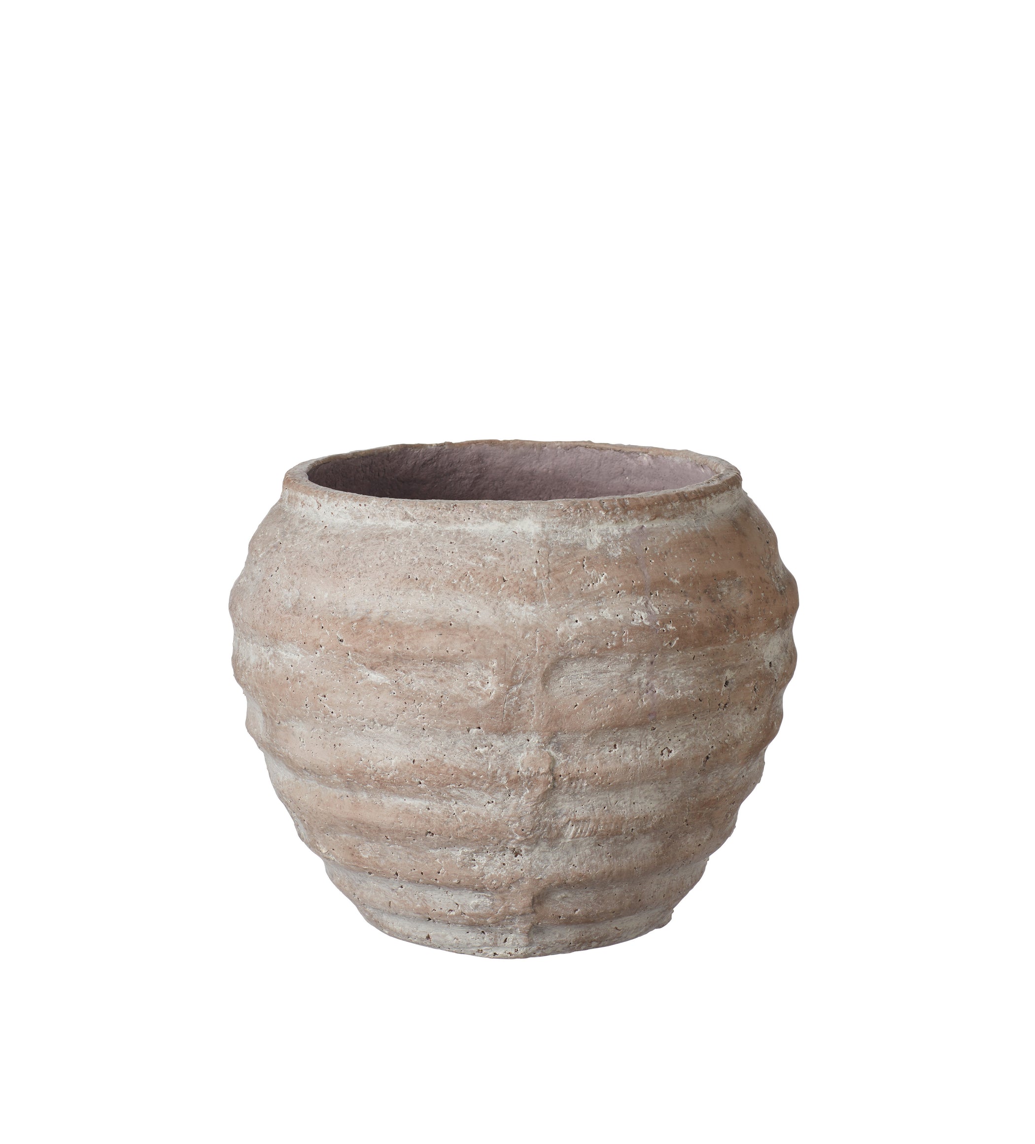 Decardi Ribbed Vase - Small - Grey