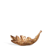 Decorative Oak Leaf Dish - Gold