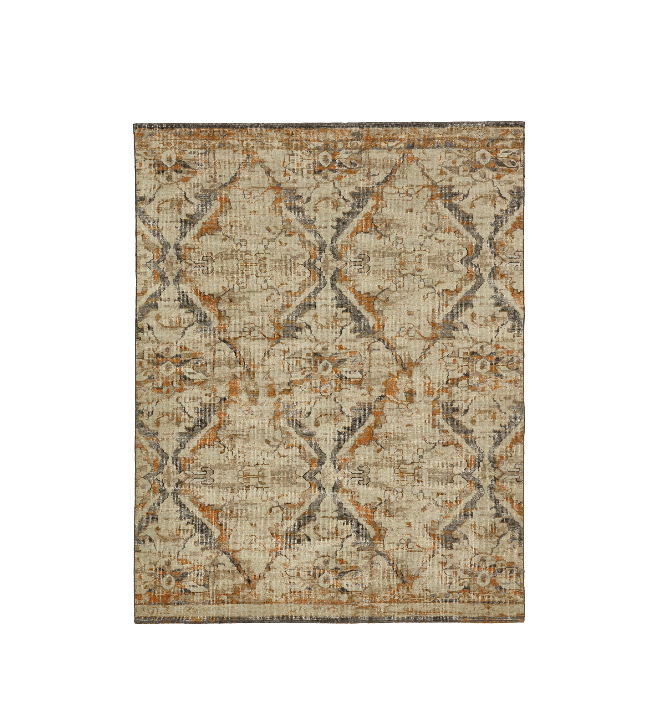 Delara Rug 244x305cm - Dirty Orange/Blue