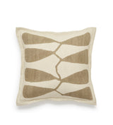 Dera Leaf Cushion Cover - Oatmeal