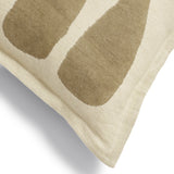 Dera Leaf Cushion Cover - Oatmeal