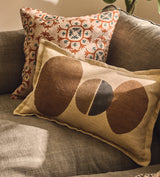 Dera Oval Cushion Cover - Oatmeal