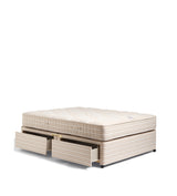 Divan Bed Base with Drawers - King Size - Natural